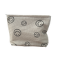 Cord Kosmetiktäschchen "Elliot" in naturweiß mit Smiley-Druck