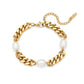 Chunky Perlen Armband "Break Them All" in Gold